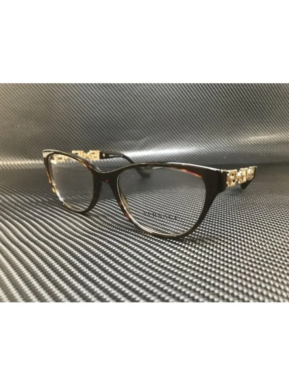 New Versace Women Havana Eyeglasses 52- 18- 140